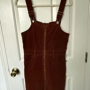 Corduroy Overall Dress